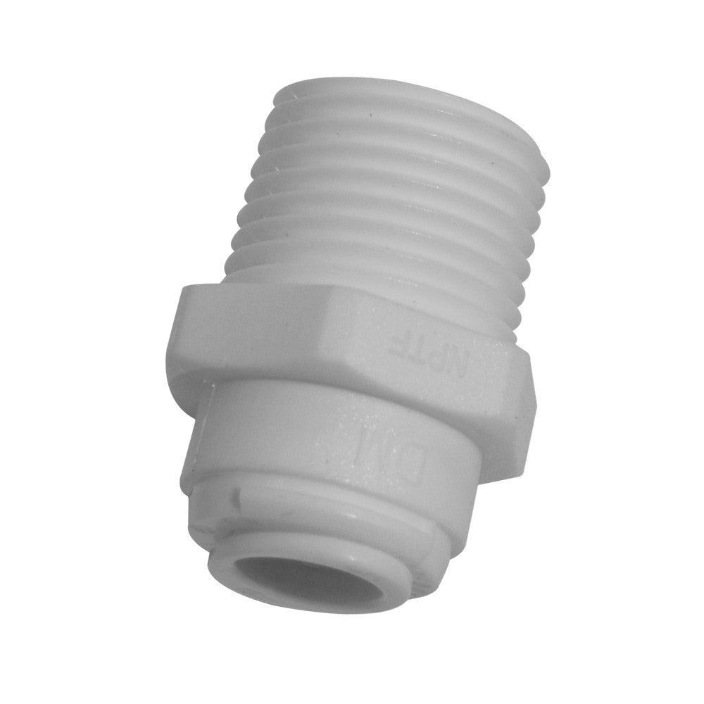 Conector 1/2 para grifo de 3 vías con conec. de 3/8