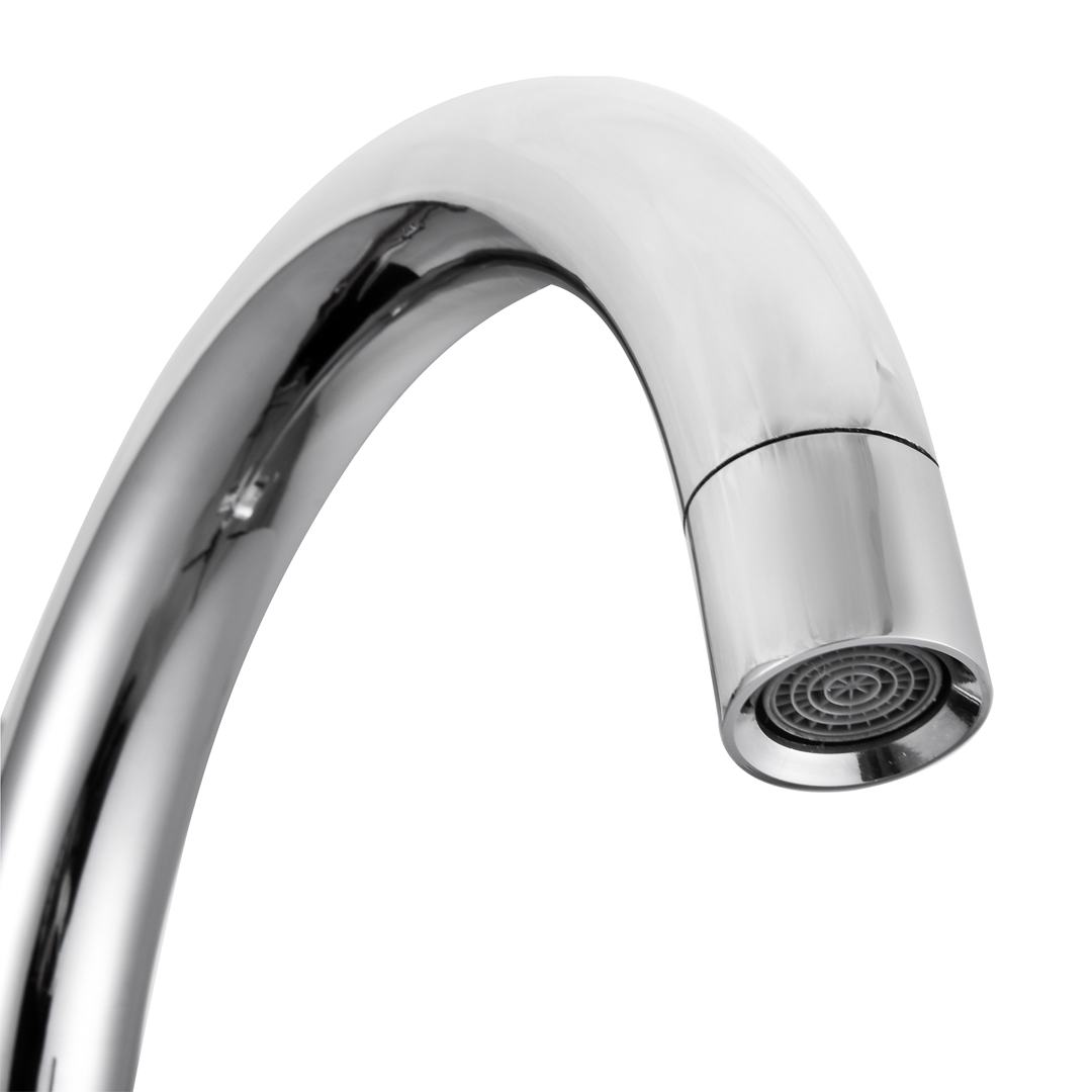 Grifo de 3 vías curvo para purificador bajo mesada