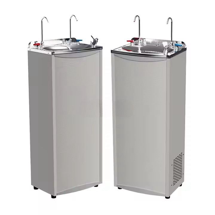 Dispensador de agua caliente y fría de acero inoxidable YS-2WB