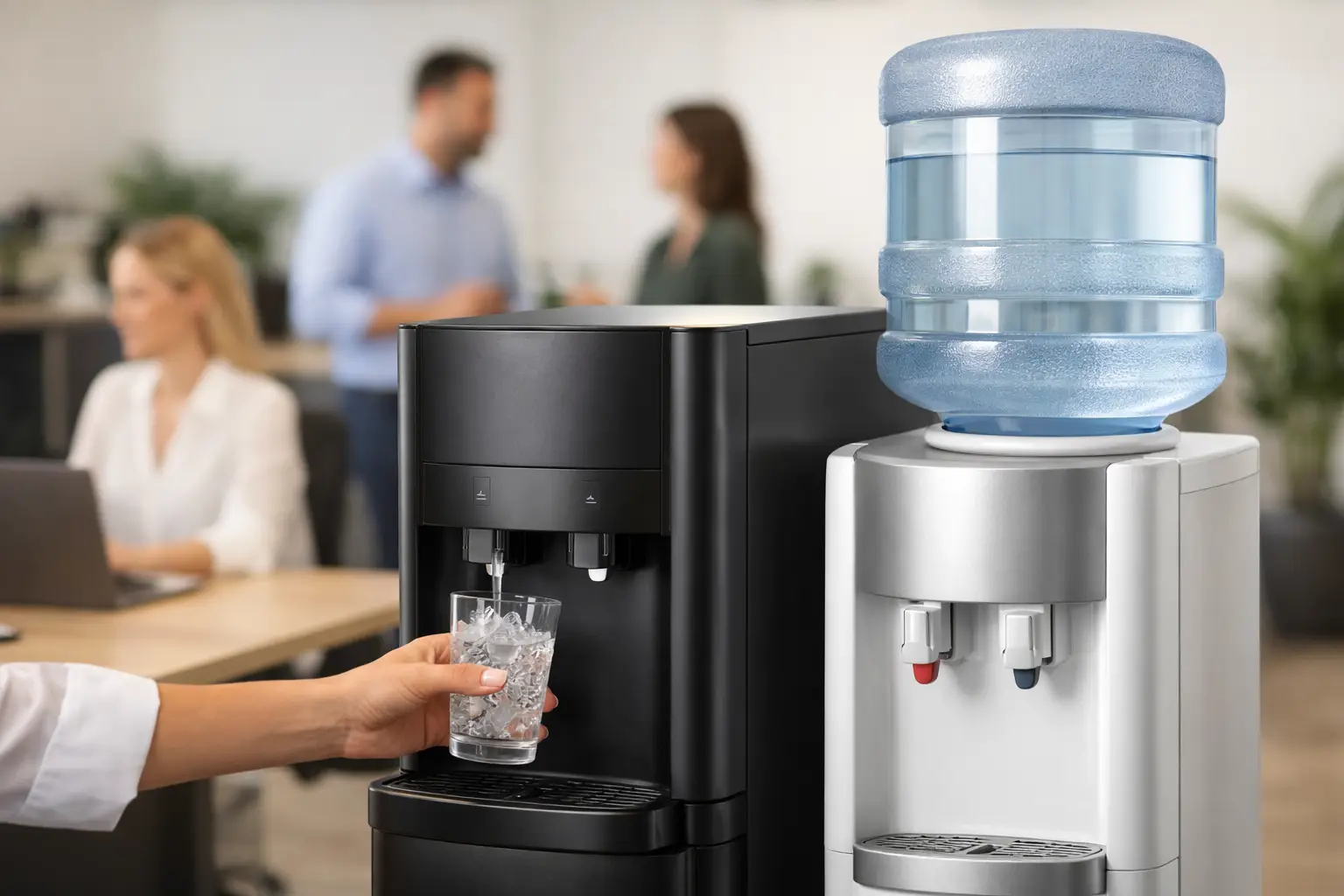 Bebedero de agua para oficina: qué elegir