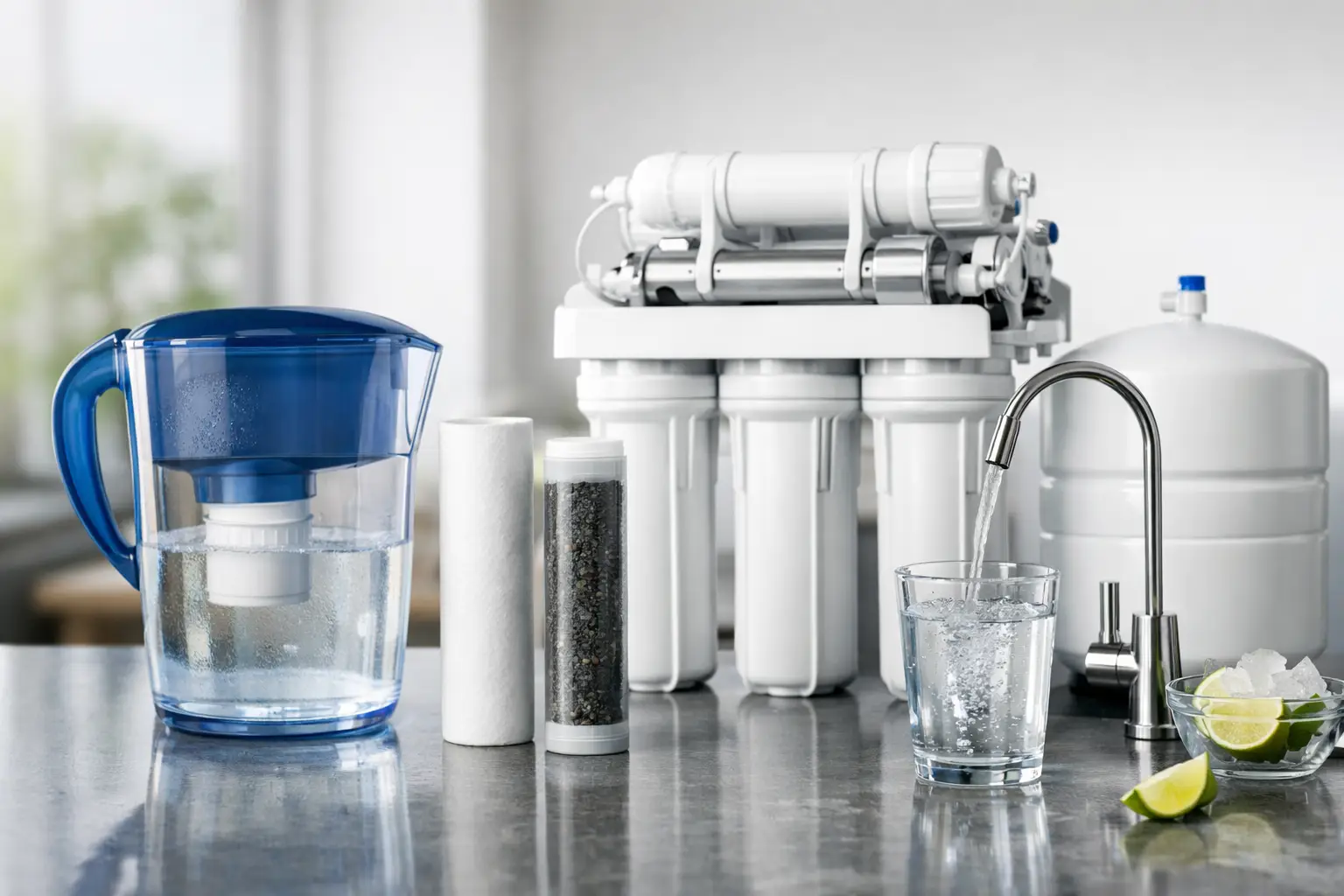 Diferencia entre filtrar y purificar agua