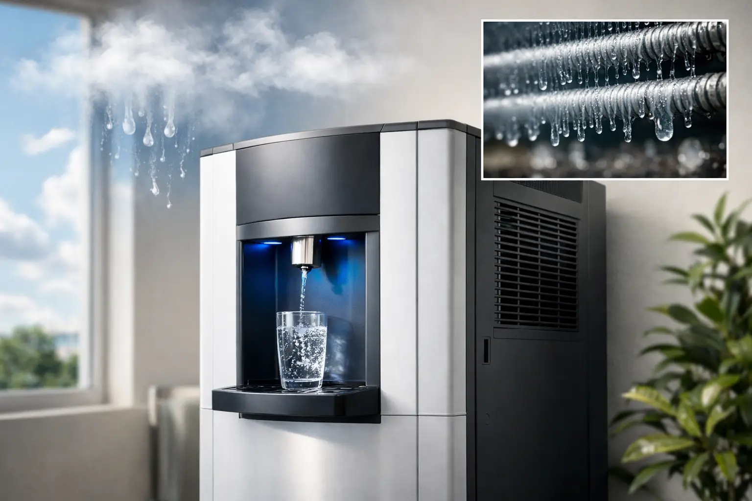 Generador de agua atmosférica: cómo funciona