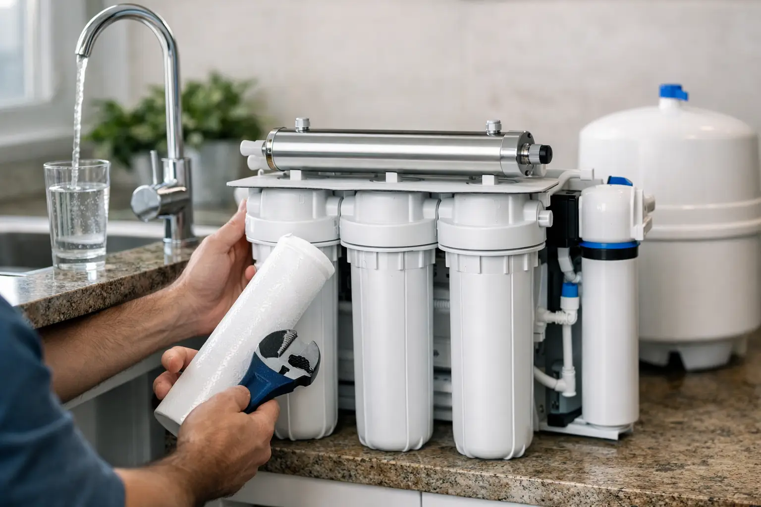 Mantenimiento de purificadores de agua